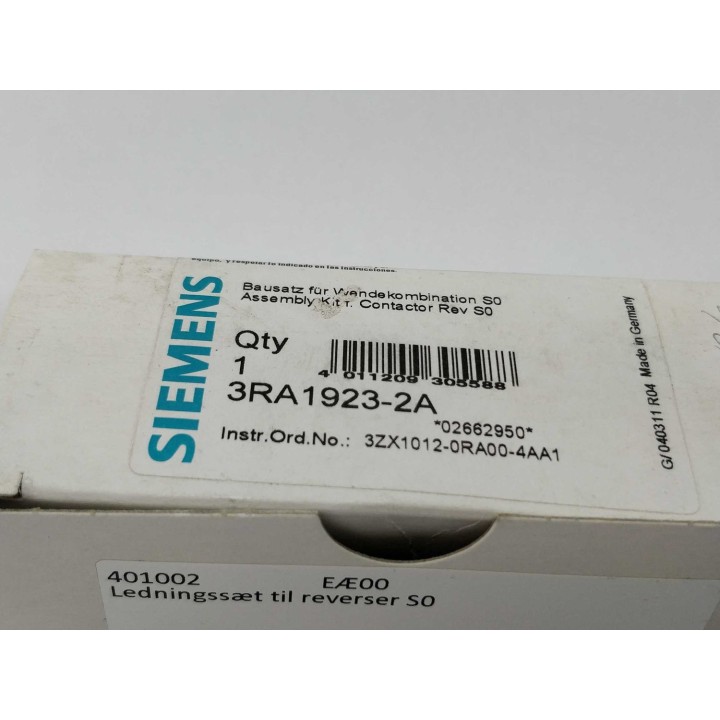 SIEMENS 3RA1923-2A 12. Pcs