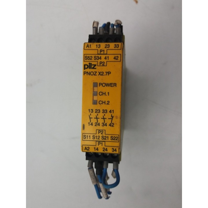 PILZ Pilz PNOZ X2.7P 24VACDC 3n o 1n c