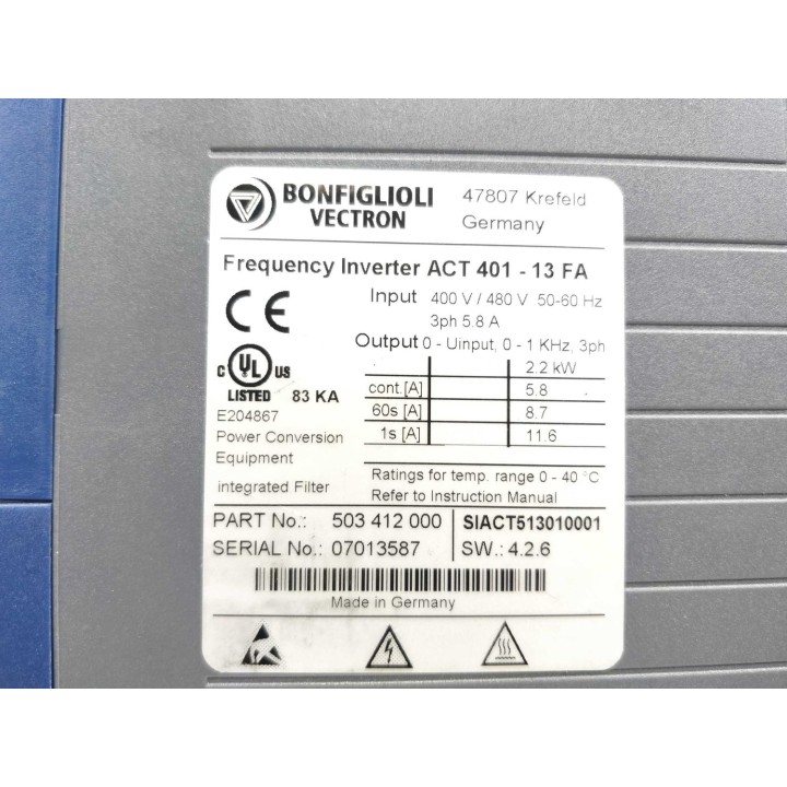 BONFIGLIOLI SIACT513010001