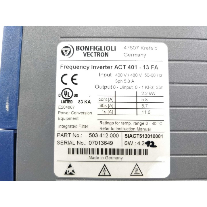 BONFIGLIOLI SIACT513010001