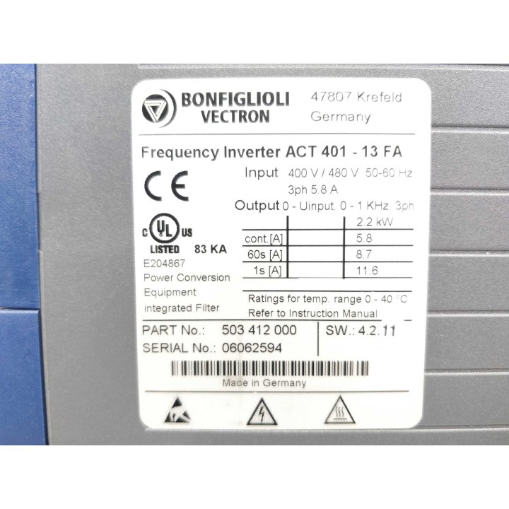 BONFIGLIOLI SIACT513010001