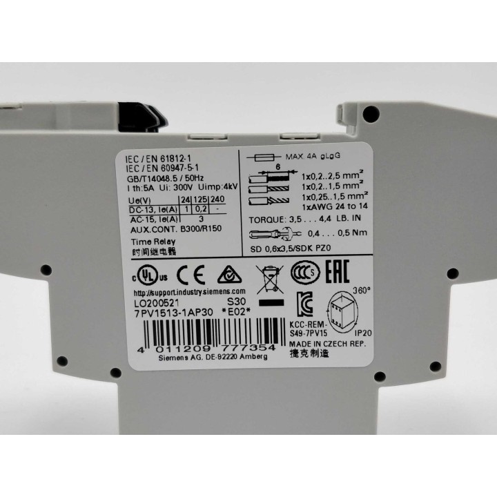 SIEMENS 7PV1513-1AP30