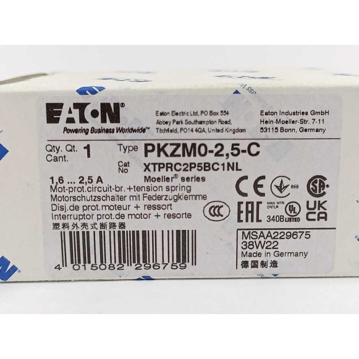 Eaton XTPRC2P5BC1