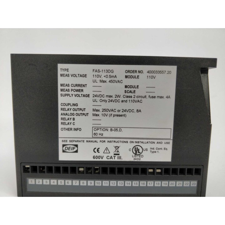Deif FAS-113DG