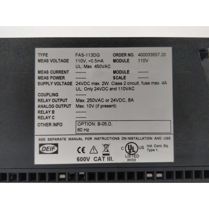 Deif FAS-113DG