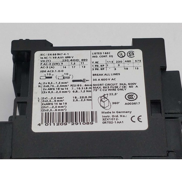 Siemens 3RT1025-1BB40