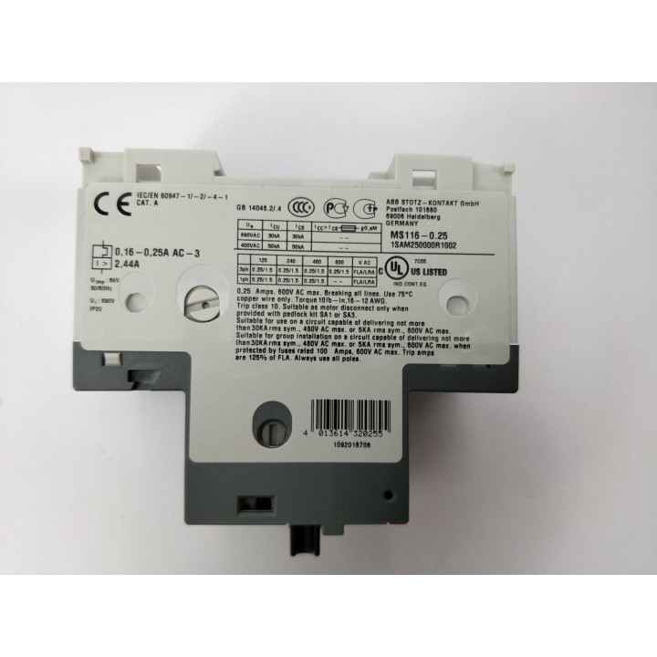  1SAM250000R1002 MS 116-0.25