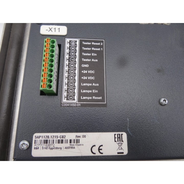 B R B R Panel PC 2100   5AP1120.1215-C02+ 5W5Z0000C30ZZ0-002