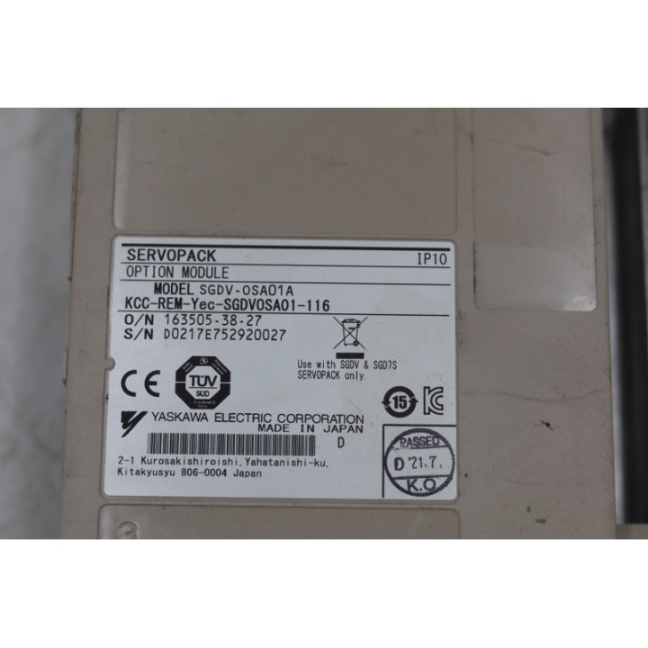 Yaskawa Electric YASKAWA SGDV-0SA01A SGD7S-1R6AA0A