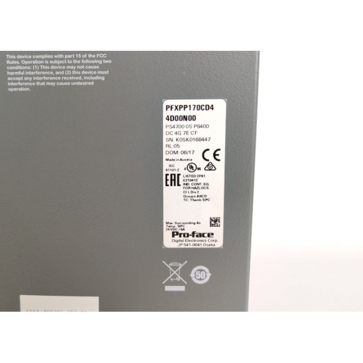 Pro-Face PFXPT170CD44D00N00