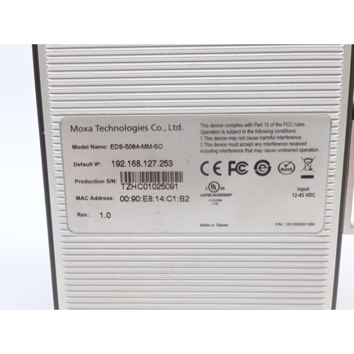 Moxa EDS-508A-MM-SC