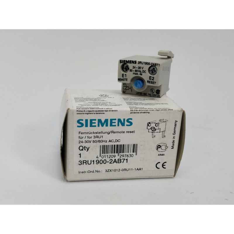 SIEMENS 3RU1900-2AB71